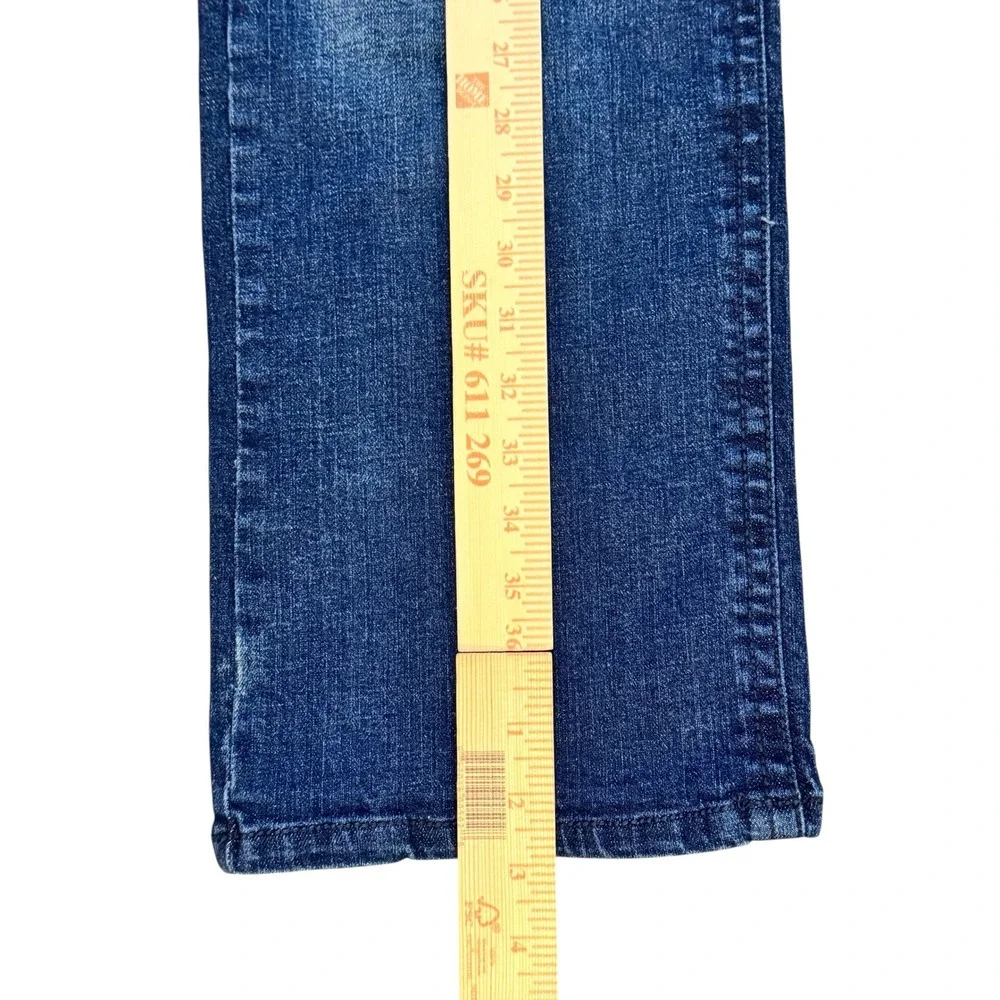TK Axel‎ Men's Slim Boot Jeans Dark Wash W34 L32 Cotton Spandex Blend
